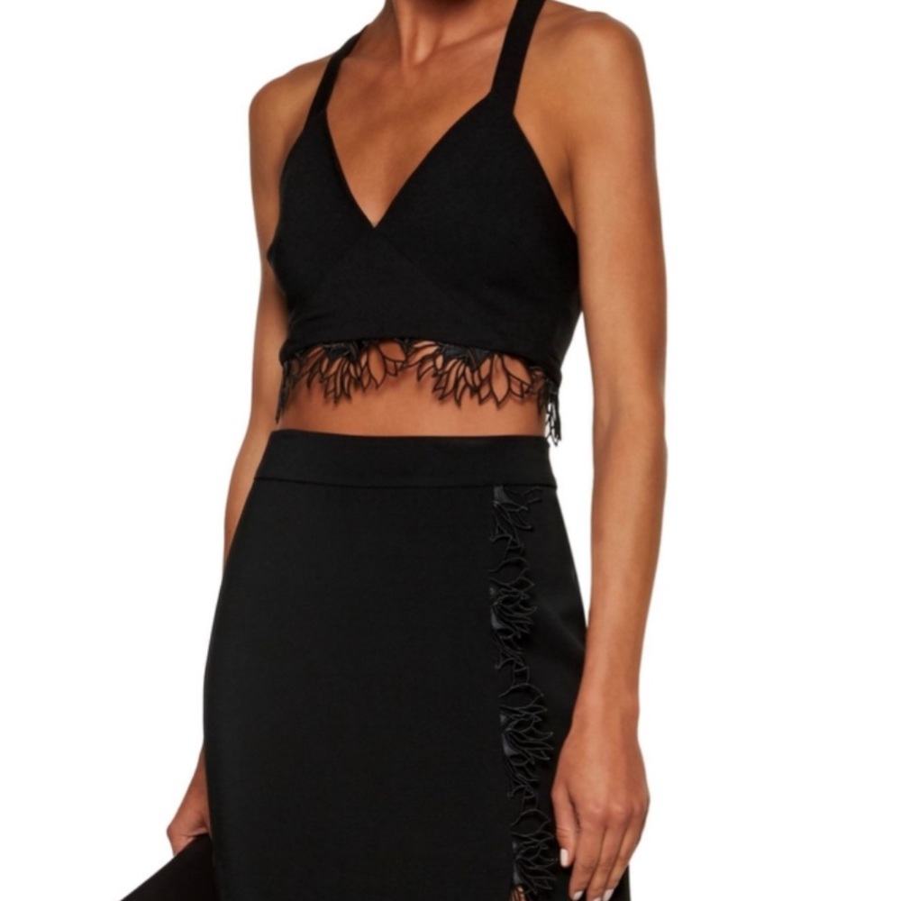 A.L.C. Rees Guipure Lace Crop Top